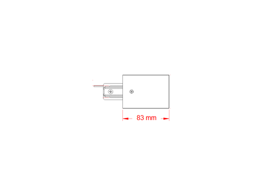 Ввод питания Nowodvorski 9462 PROFILE POWER END CAP WHITE - Nowodvorski (Польша)