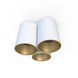 Точковий світильник Nowodvorski EYE TONE III WHITE/GOLD PL, Білий, Білий