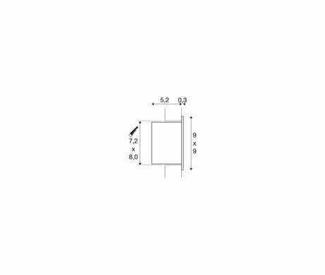 Встраиваемый светильник SLV FRAME LED 230 В CURVE - SLV (Германия)