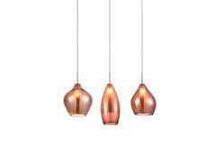 Подвесной светильник AZzardo Amber Milano 3 AZ3078 copper - Azzardo (Польша)