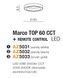 Стельовий світильник Azzardo MARCO 60 Gold