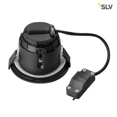 VARU QPAR51 DL, outdoor recessed ceiling light, black, IP20/65 - SLV (Германия)