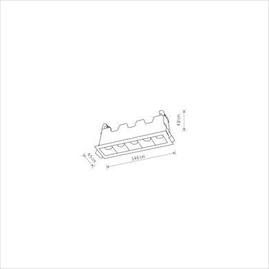 Врезной светильник Nowodvorski MINI LED 10W 3000K White - Nowodvorski (Польша)