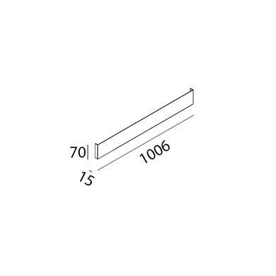Настінний світильник LTX STRAIGHT, L1006 мм - LTX (Польща)
