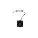 Врізний точковий світильник Nowodvorski CL DIA LED 18W 3000K, White/Black, Білий, Чорний, Білий, Чорний