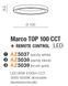 Стельовий світильник Azzardo MARCO 100 Black
