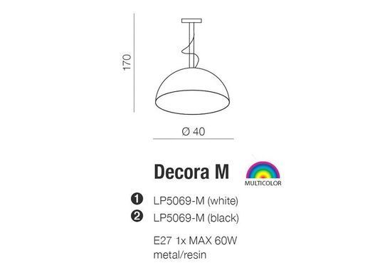 Люстра AZzardo Decora M AZ2160 white - Azzardo (Польша)