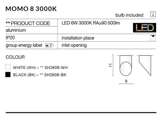 Точечный светильник Azzardo Momo SH2606-WH (AZ2278) - Azzardo (Польша)