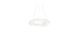 Люстра Azzardo AZ2672 Donut Pendant CCT 46 LED, Хром, Белый