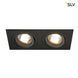 Точечный врезной светильник SLV NEW TRIA II, black
