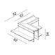 Соединитель встроенный L-образный LTX IN_LINE CORNER R HR (06.R90HR.BK)