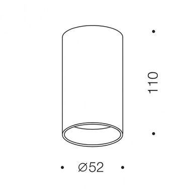 Світильник накладний стельовий TUB MS 110 - LTX (Польща)