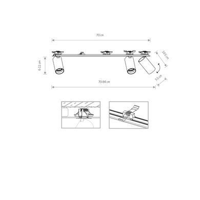 Светильник Nowodvorski MONO SURFACE III WHITE PL - Nowodvorski (Польша)