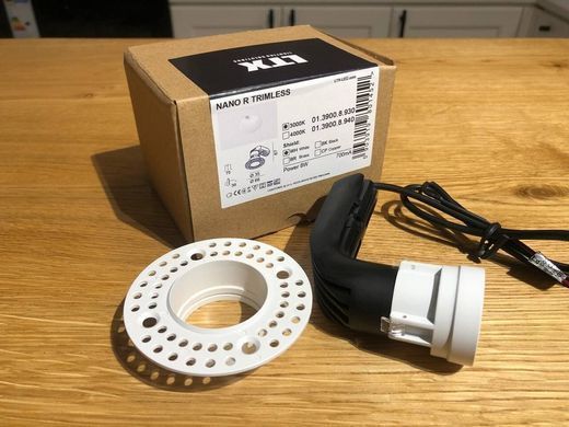 Врізний точковий світильник LTX NANO R TRIMLESS, D35мм, H67мм, 3000K - LTX (Польща)