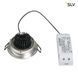 Точечный врезной светильник SLV NEW TRIA DL Round Set, alu brushed