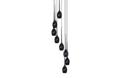 Подвесной светильник Azzardo MD1288A-8BL IZZA 8 pendant black (AZ0159) - Azzardo (Польша)