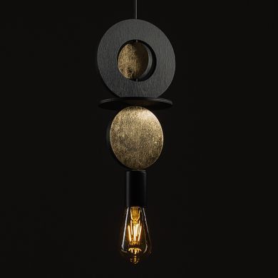 Подвесной светильник Nowodvorski Drops Wood E, Black/Gold - Nowodvorski (Польша)
