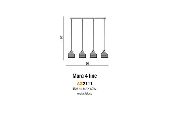 Подвесной светильник AZzardo Mora 4 Line AZ2111 - Azzardo (Польша)