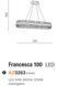Люстра AZzardo FRANCESCA 100 Brass
